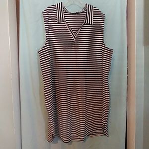 Leota sleeveless shirt dress - 4 L/22 W